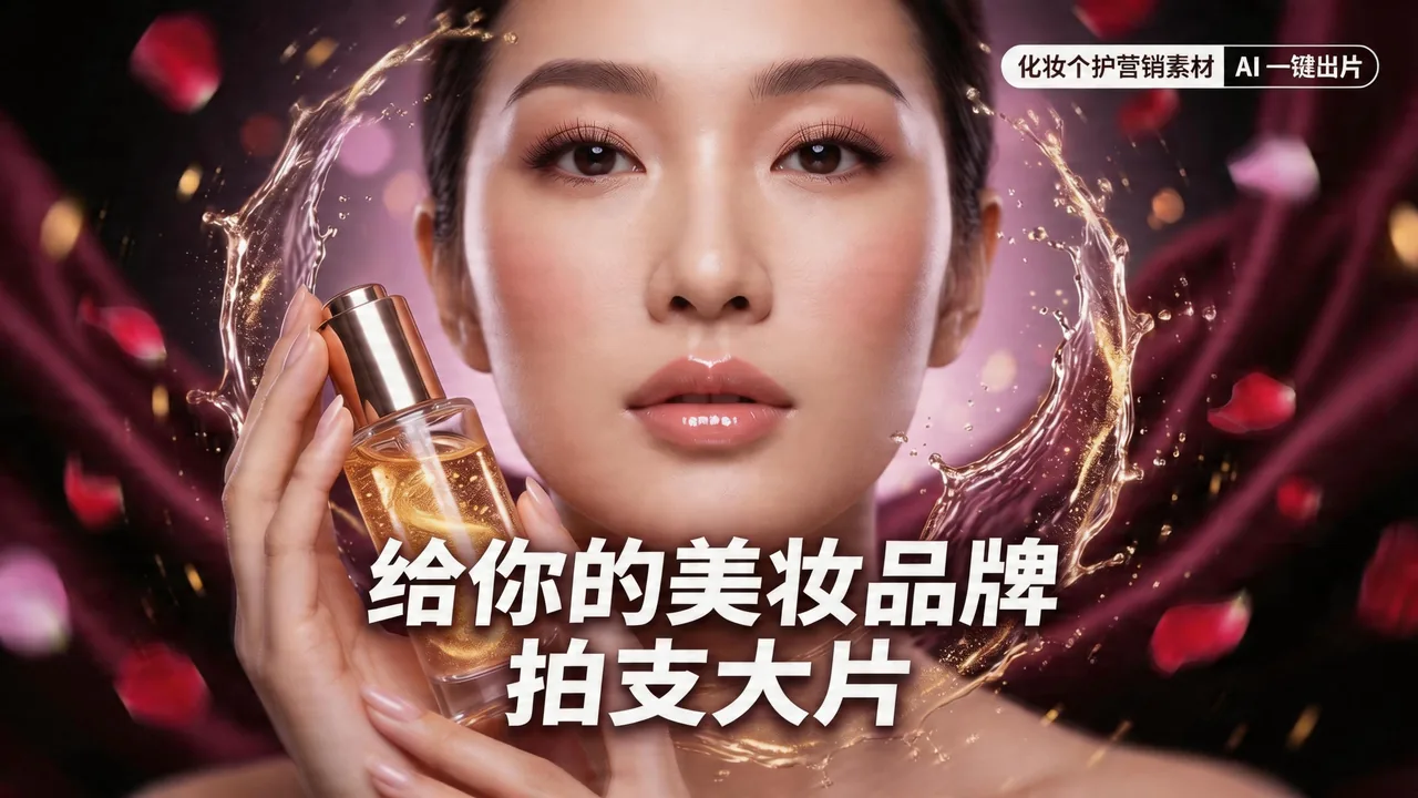 给你的美妆品牌拍支大片