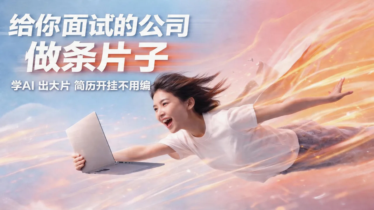 给你面试的公司做条片子