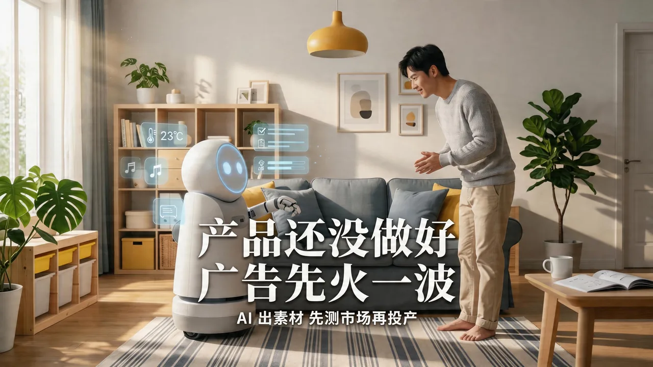 产品还没做好广告先火一波